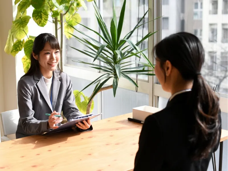 面接サポートの様子